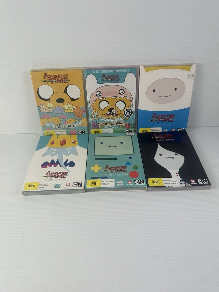 Adventure Time DVD Box Set Seasons 1-4 Complete Collection + Jakes Movie Reg 4 - image 3 of 4