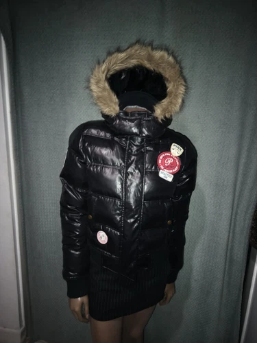 UNDERCOVER Giacca imbottita Victoria Secrets ROSA con toppe taglia M rara