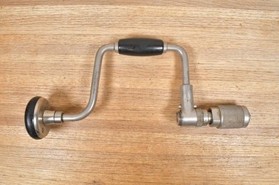 Vtg Stanley BELL SYSTEM-B No 2101A - 10in. Linemans Bit Brace Hand Auger Drill