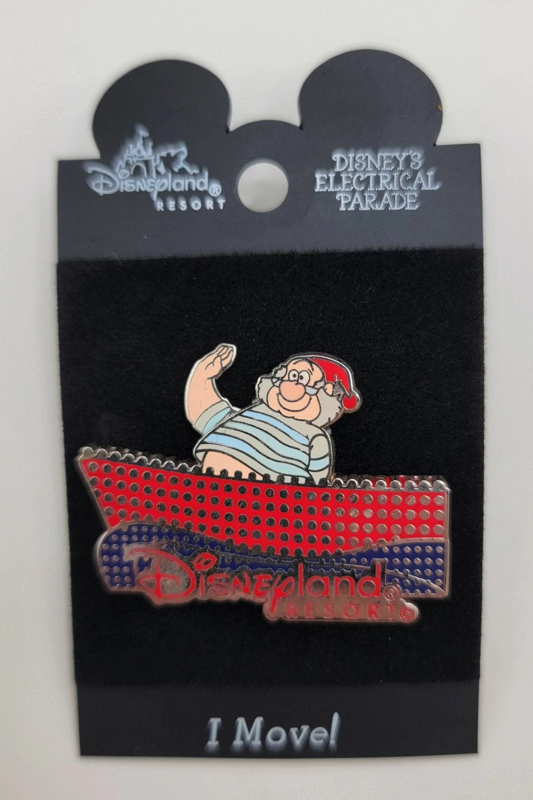 DISNEY PIN LE MR SMEE WAVING ARM (MOVES) ELECTRICAL PARADE ROW BOAT PETER PAN