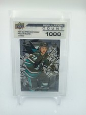 2025-26 Upper Deck Population Count 1000 William Eklund #PC-24 San Jose Sharks