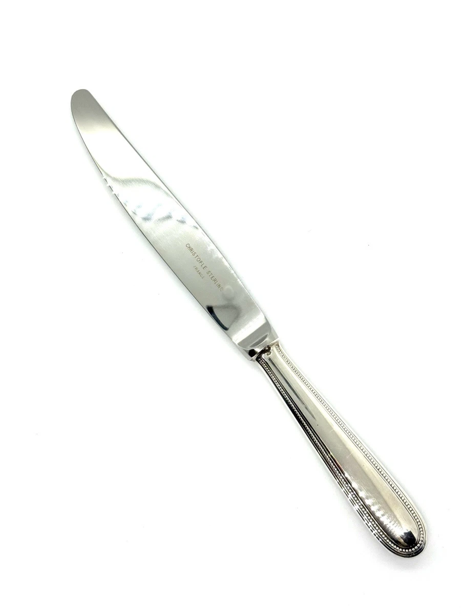 Christofle Sterling Silver Dinner Knife Single Flatware Pieces for