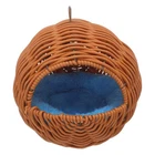 Simulation Rattan Rattan Birds Nest - Hanging Parakeet House Nest Bed for