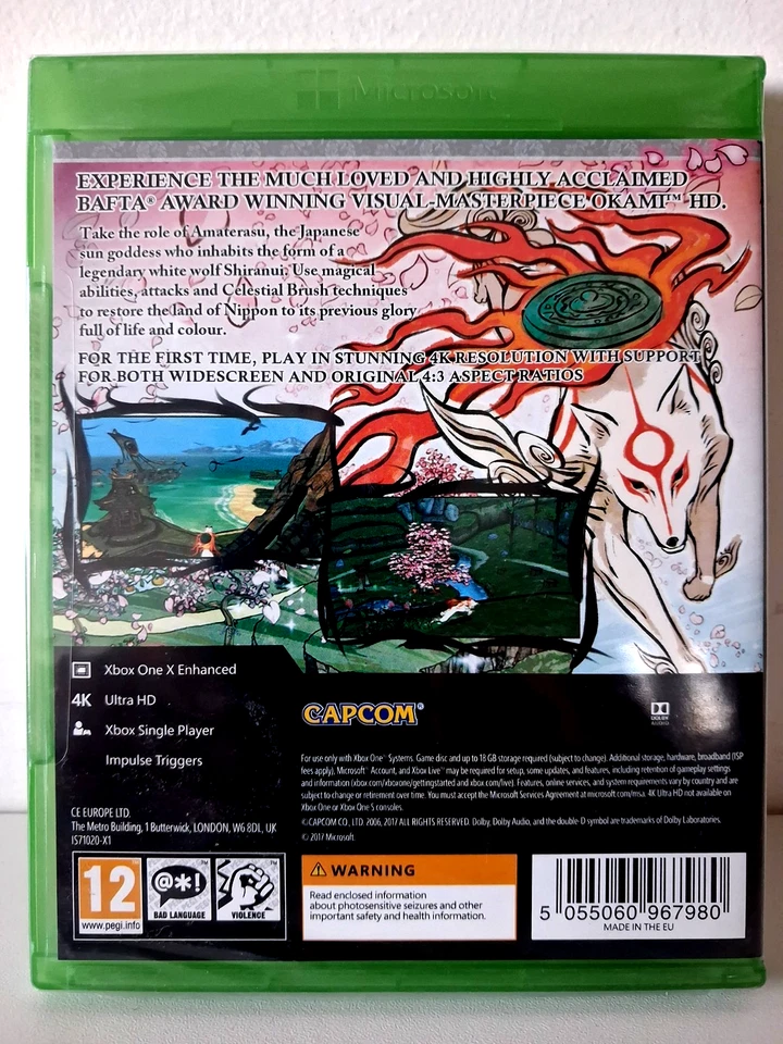 Okami HD XBOX ONE UK Release FACTORY SEALED - Image 2 of 4