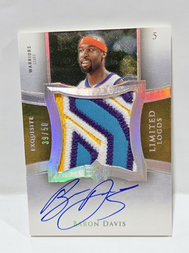 2004 2005 Exquisite Baron Davis Limited Logo Patch Auto 39/50 #LL-BD SICK PATCH