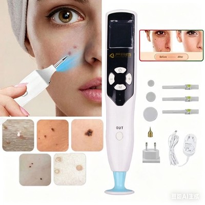 Portable 2in 1 Ozone Plasma Pen Eyelid lifting Dark Spot Wart Remover Device