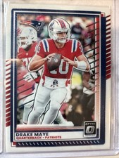 2025 Donruss Optic Football Drake Maye Base #47- Patriots