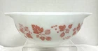 Vintage Pyrex White Pink Gooseberry Design Cinderella Nesting Bowl 2 1/2 Quart