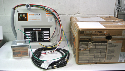 #ad Generac 6854 Generator Transfer Switch 30A 8 Circuit G0068541 Home Link READ $375.00