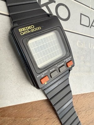 Rare Seiko Data-2000 UW01 w/ Keyboard, Box & Papers – 1980s Early