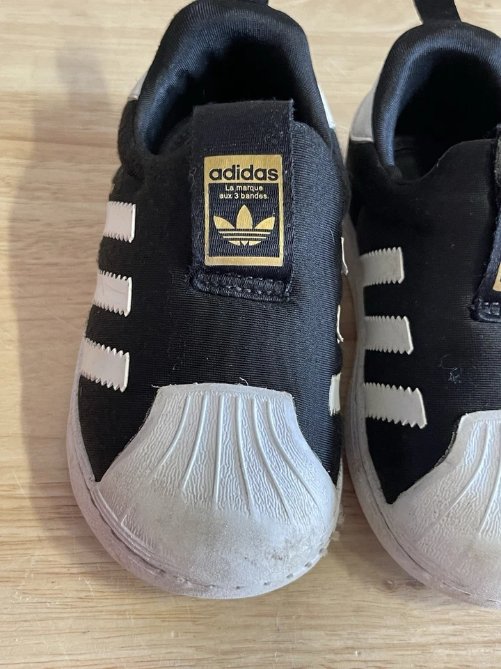 Adidas Superstar 360 I S82711 Infant Toddler Baby Girls Boys Shoes Sz 7.5K - Image 2 of 4