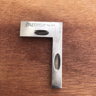 Vintage Starrett No. 134 Cross Test Level and Plumbs made in USA