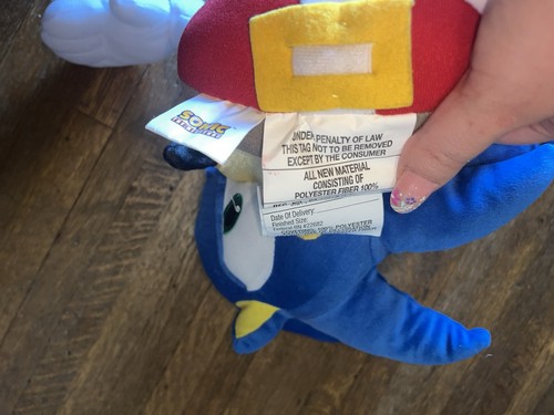 SEGA Sonic il Riccio Grande 24" Peluche Peluche Autentico Originale - Foto 3 di 3