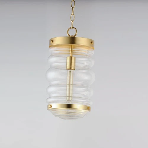 Maxim 11124CL Newport 9"W Mini Pendant - Brass - Picture 10 of 10