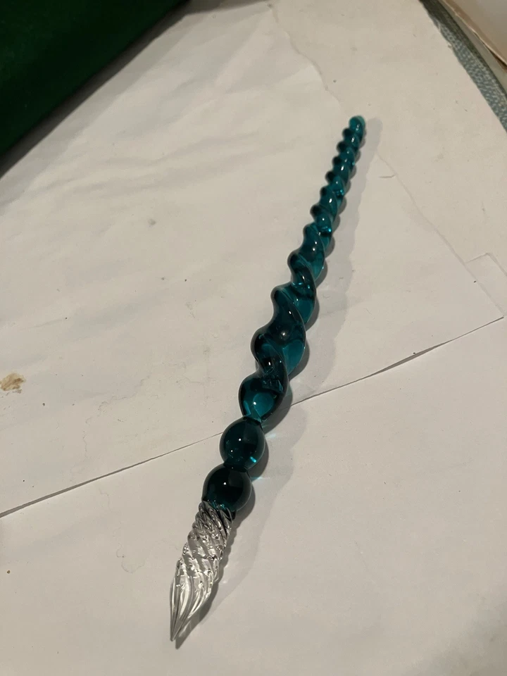 Vintage Authentic Models Palette for Pens Glass Pens & Ink Set MG085 New In Box - Image 3 of 4