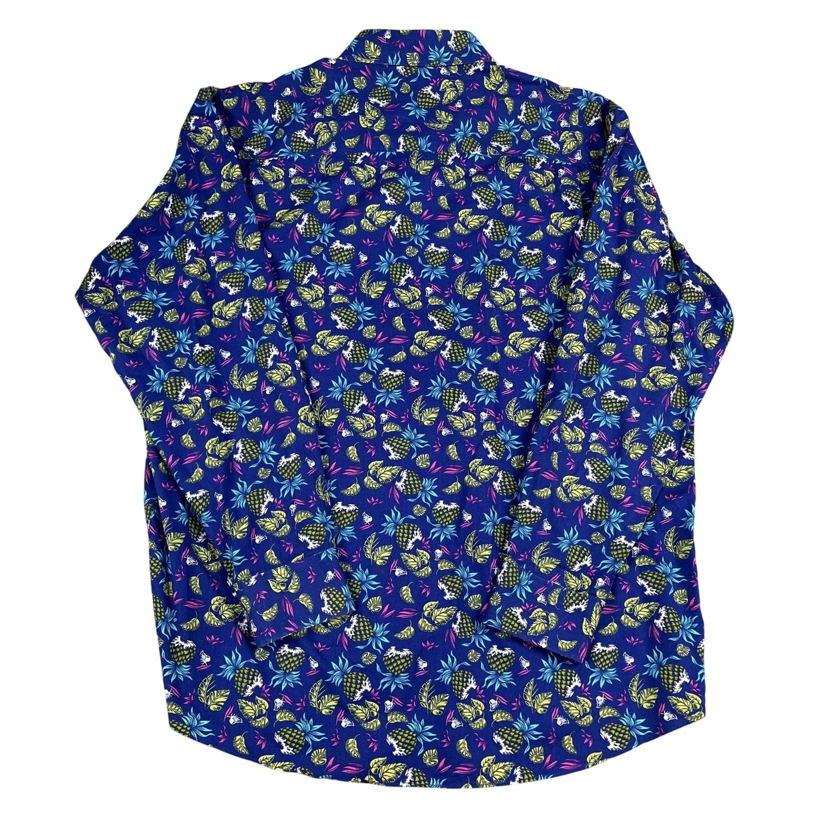 Alan Flusser Mens Pineapple Pattern Button Down S… - image 2