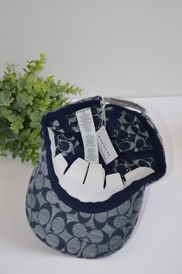 NWT COACH C6679 BASEBALL HAT IN SIGNATURE CHAMBRAY COLOR AND