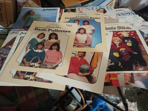 Lot of 40X Vintage Assortment of Crochet and Knitting Leaflets & Pattern Lot 42 - Picture 4 of 8