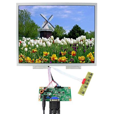 VGA LCD Controller Board 15'' LQ150X1LW94 1024x768 IPS LCD Screen