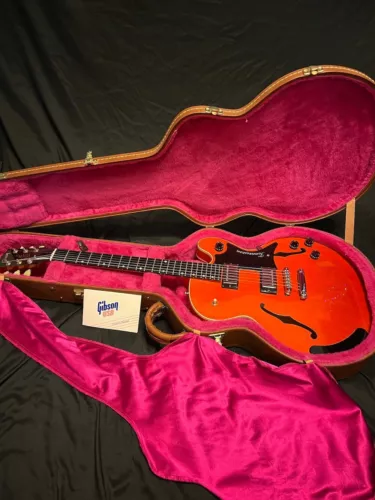 1991 Gibson Chet Atkins Tennessean Hollowbody Guitar  in Sunrise Orange W/OHSC