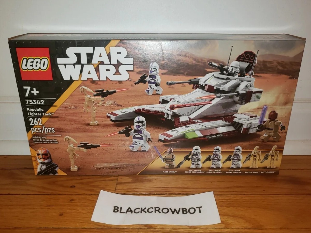 LEGO STAR WARS 75342 REPUBLIC FIGHTER TANK MACE TROOPERS CLONE