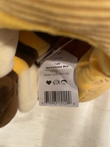 NUOVO peluche Jellycat Honeyhome Bee Beehive London HON2B - Foto 6 di 11