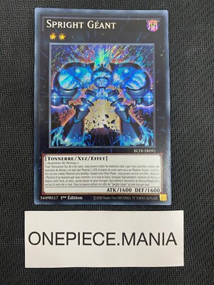 spright yugioh cards Blue POTE-EN003 Yu-Gi-Oh! Card You can only Special Summon with Spright Red once per turn this way Gigantic Spright [BLTR-EN091] Secret Rare
