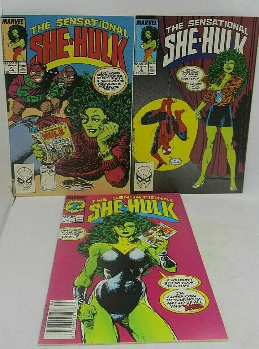 She Is Working Out Comic Marvel The Sensational She-Hulk Issues 1-3 Comic Books | eBay