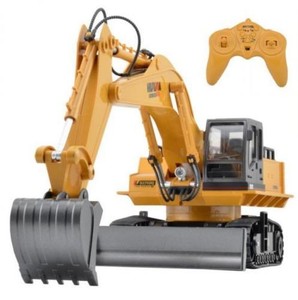 Die Cast RC Excavator 1:16 2.4GHz 11 Channel Remote Control Digger Truck Toy | eBay