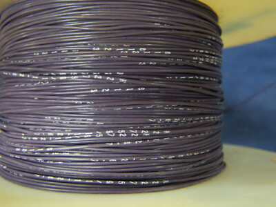 #26 AWG TEFLON  silver STRANDED 700FT M22759/11-26 -7 aviation purple violet mil