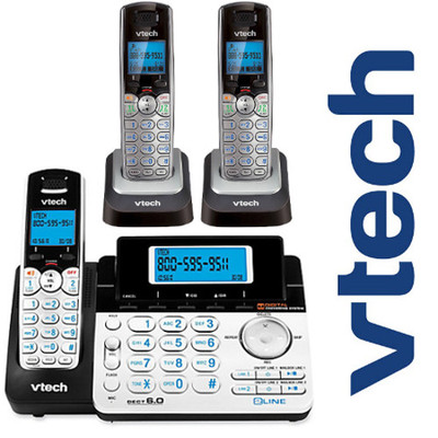 Teléfono Inalámbrico VTech DS6151 DECT 6.0 - 2 Líneas, Contestador, Identificador De Llamadas, Base única
