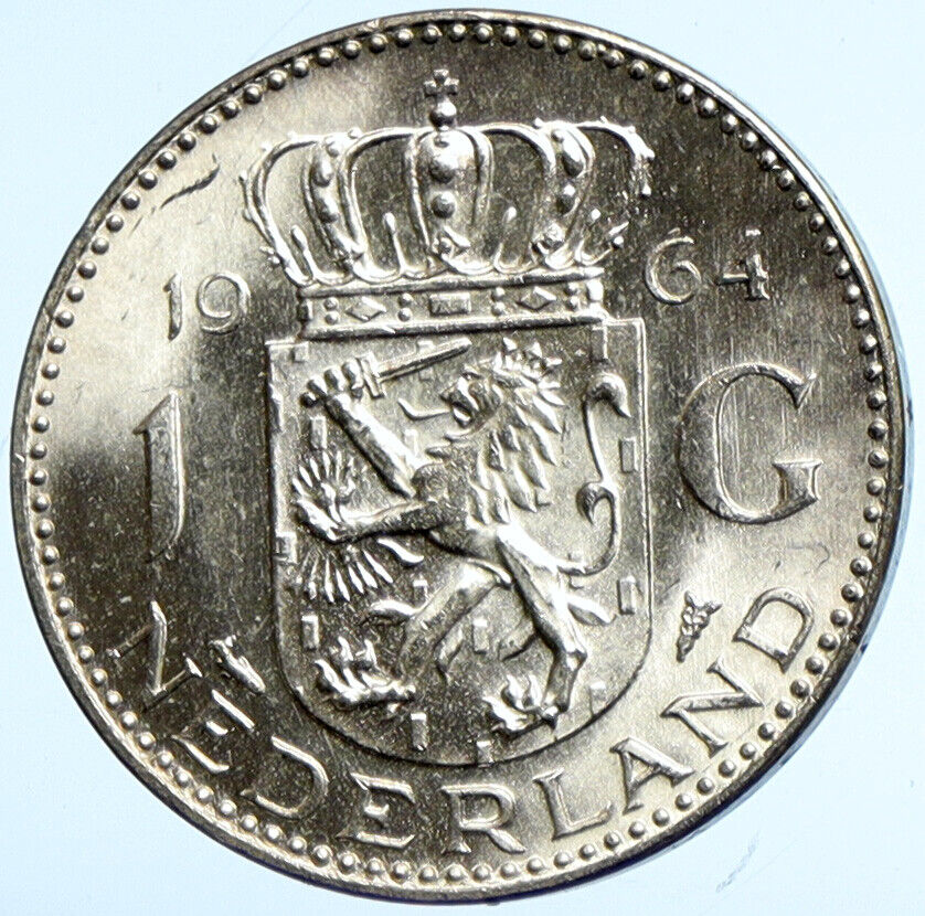 1946 NETHERLANDS Kingdom Queen JULIANA Vintage OLD Silver 1 Gulden Coin  i101688 | eBay