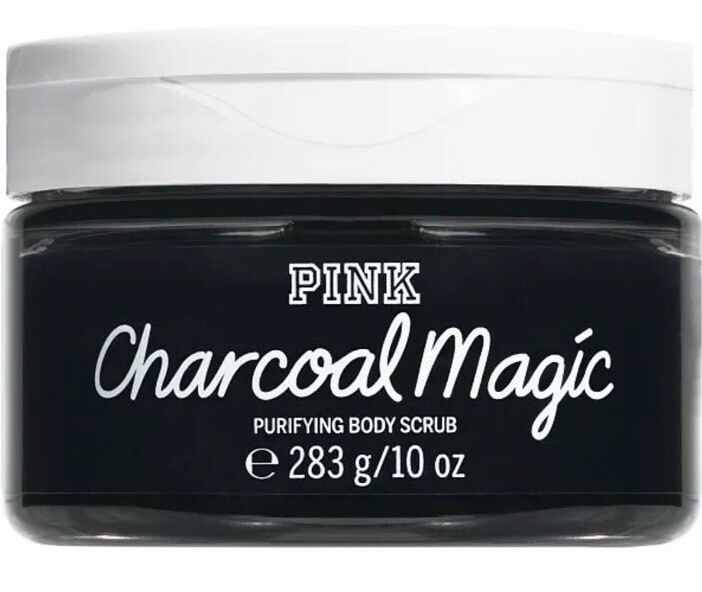 New In Box Victoria’s Secret Charcoal Magic Purifying Body Scrub 10 Oz.