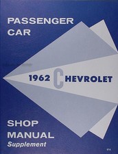Best 1962 Chevrolet Car Repair Shop Manual Impala Bel Air Biscayne Wagon Service