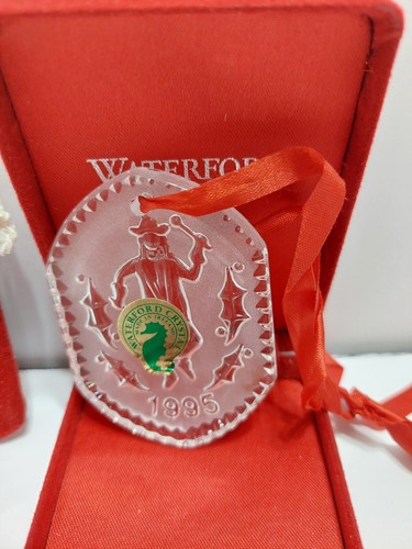 VINTAGE 1995 WATERFORD CRYSTAL 12 DAYS CHRISTMAS 12 DRUMMERS DRUMMING ORNAMENT - Picture 3 of 10