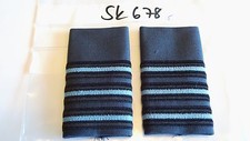 Niederlande Rangschlaufen Dienstgrad schwarz blau Luftwaffe 1paar (sk678)