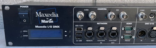 Martin Maxedia I/O DMX 10 Box Broadcast Video Switcher Playback Rack Mount - Picture 2 of 10