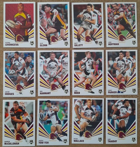 2012 Daily Telegraph NRL Cards - Team Sets (12 cards) - MINT CONDITION - Picture 2 of 17