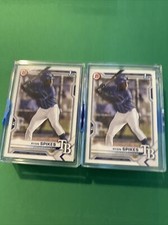 2021 Bowman Paper RYAN SPIKES Tampa Devil Rays 1ST Bowman Rookie RC LOT x50