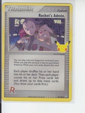 Pokemon Celebrazioni Rocket's Admin 25° Anniversario 86/109 NM/M Segreto Raro
