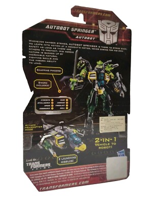 Transformers Generations Deluxe Class Autobot Springer Figure | eBay
