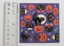 Violette Stickers - RETRO HALLOWEEN - 4x4 Square NEW RELEASE Stickers #K252