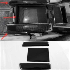For 2021-2022 Toyota Sienna Carbon fiber Central armrest storage box Cover Trim