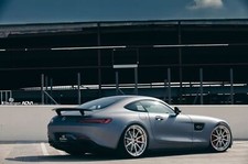 Cars mercedes amg gt s Desk Mat Stitched