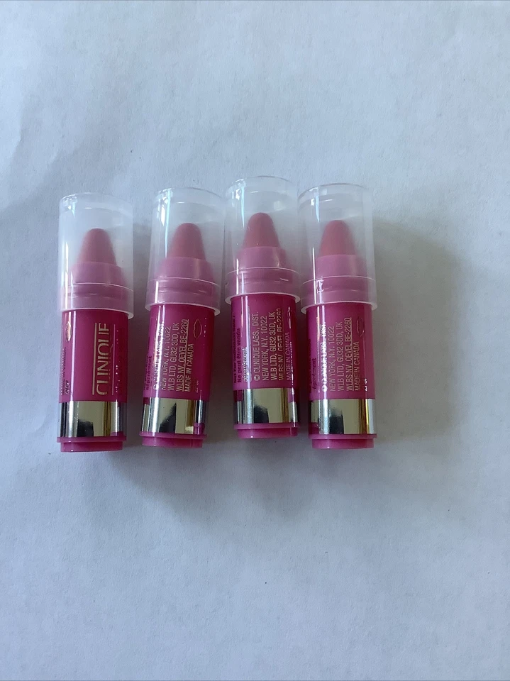 4xClinique Chubby Stick Bálsamo Labial Hidratante Intenso ~ 06 Woppin’ Sandía  Foto 3 de 4