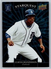 2009 Upper Deck StarQuest Turquoise Common #SQ-36 Curtis Granderson -  Tigers