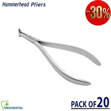 Kieferorthopädische Hammerkopf Cinch Rückenzange NiTi Tie-Back gezackte Zange 20er Pack