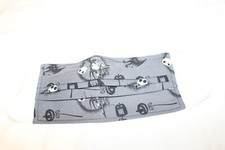 Handmade washable face mask - Nightmare before christmas with nose wire 