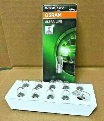 2x Osram Birnen Birne Glassockel Ultra Life W5W 12V 5W W2,1x9,5D Standlicht
