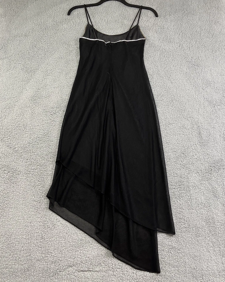 复古 Y2K 连衣裙 尺寸 6 Fairy Grunge WhimsiGoth Witchy Babydoll 不对称 Midi — 第 2/4 张图片